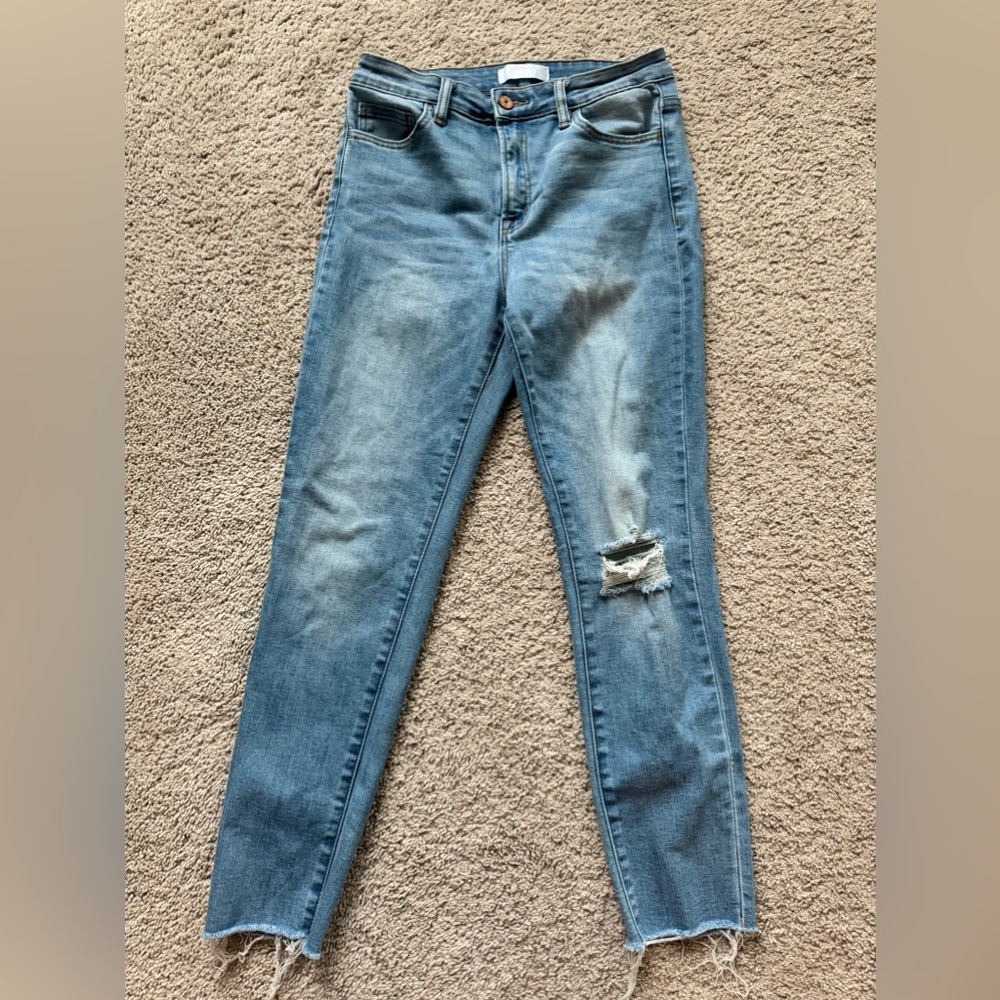 vervet raw hem jeans
